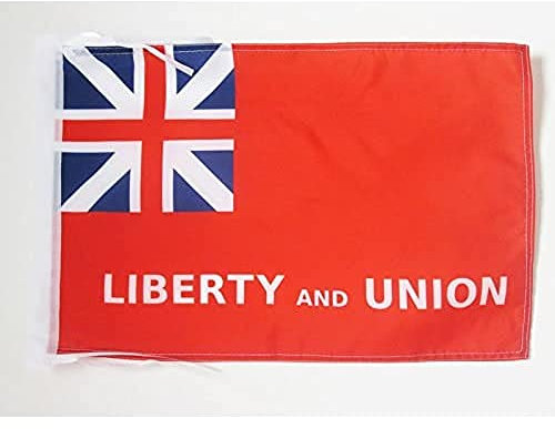 AZ FLAG Flagge Taunton Liberty and Union 45x30 cm Kordeln