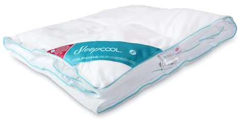 SleepCOOL. Temperaturregulierende Bettdecke COOL.Emotions, 135x220cm, 1000g Füllung, Weniger Schwitzen, Besser Schlafen