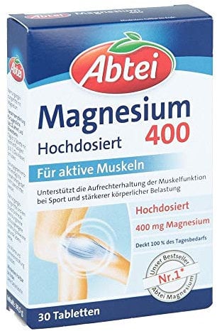 Abtei Magnesium 400 Tabletten, 30er