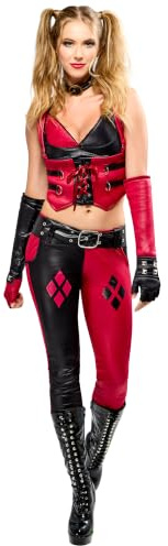 Rubies DC Arkham City: Harley Quinn Costume for Adults, Women's XS