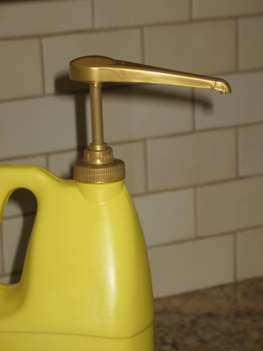 Oil Dispenser Pump for Gallon and 96 Oz. Bottles (Good for Most 1 Gallon Detergents Bottles)