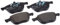 Brembo P 24 061 Bremsbelagsatz, Scheibenbremse - (4-teilig)