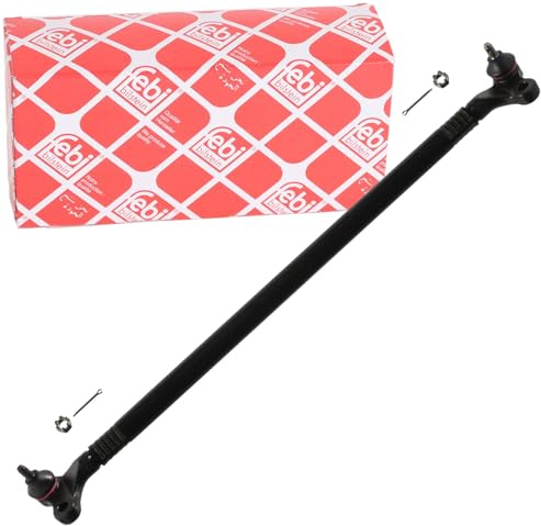 febi bilstein 42708 Spurstange mit Kronenmuttern und Splinten, 1 Stück | Kompatibel mit: FORD MAVERICK, NISSAN TERRANO II, TERRANO II Van