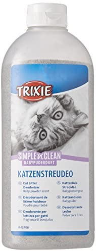 Trixie 42406 Simple'n'Clean Katzenstreudeo, Babypuderduft, 750 g