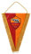 Giemme AS Roma GAGLIARDETTO 17X14 CM Ufficiale - Colore - Rosso, Misure - Uni