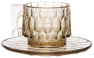 Kartell Gelées Famille, Set d'assiette et Tasse, Plastique