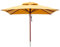 anndora® Sonnenschirm Gartenschirm Marktschirm 3 x 3 m eckig wasserabweisend - mit Winddach Sahara Gelb