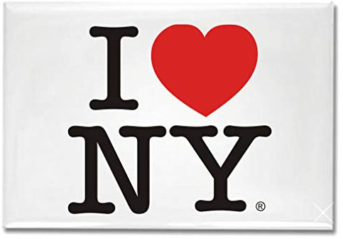 Jumbo-Magnet I Love New York, New York, NYC-Souvenirs, Kühlschrankmagnete, NY Magnet
