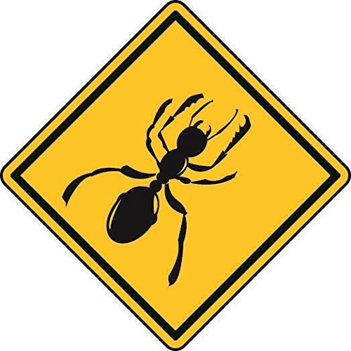 U24 Aufkleber Vorsicht Ameise Ameisen Autoaufkleber Sticker