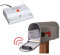Mail Chime Wireless Transmitter and Audible Arrival Alert Receiver with Bright Led
