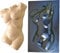 Betonex Form antiker weiblicher Torso Skulptur für Beton, Gips, Stein, Wanddekoration #D01