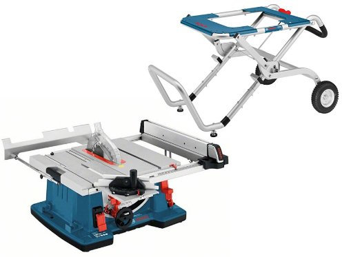 Bosch GTS 10 XC Zaagtafel met verrijdbare transport- en werktafel (GTA 60 W) - 2100W - 254 x 30mm (GTS 10 XC + GTA 60 W)
