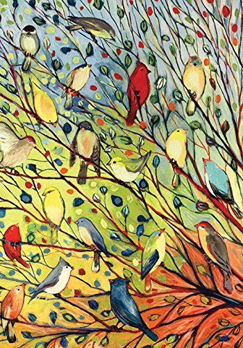 Toland Home Garden Baumvögel, Bunt, 71.12x101.6x0.1 cm