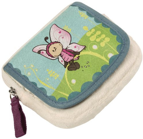 NICI 36584 - Geldbeutel Schmetterling, Plüsch, klein, 11 x 10 cm