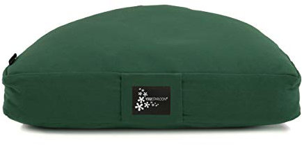 Yogistar Meditationskissen - Halbmond Dunkel Grün