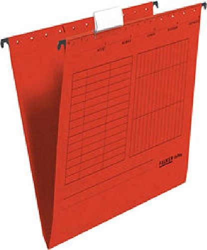 Hängemappe UniReg, rot 230g/m²-Kraftkarton, seitlich offen(Liefermenge=3)