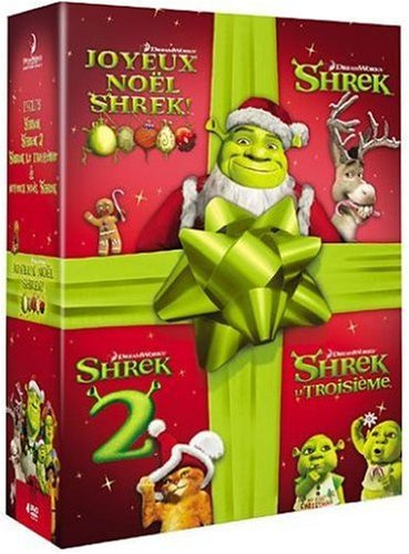Coffret shrek : shrek 1 à 3 ; joyeux noël shrek [FR Import]
