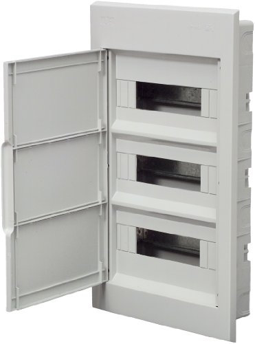 UNITEC Kleinverteiler, Unterputz mit Tür, IP 30, 3-reihig