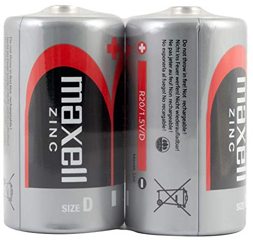 Maxell-Piles Super Ace (Zinc-arbon 1,5 V 106 g R20P)