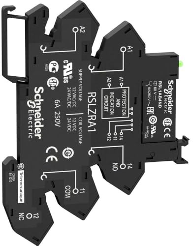 Schneider Electric Harmony Relay RSL Interface Relais, 230V ac/dc / 230V ac/dc, 1-poliger Wechsler Steckanschluss, Packung a 10 Stück