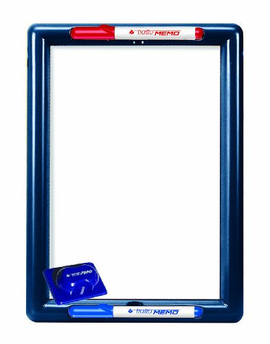 Tratto 862900 FILA Whiteboard Haus mit Rahmen aus Kunststoff Größe 26 x 36 cm Tafel 475, Mehrfarbig