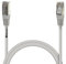 Waytex 32050 Câble Ethernet Réseau RJ45 Cat 5e FTP 100MHz Blindé couleur - Compatible PC, Routeur, Modem, Switch Consoles de jeux, TV, amplificateur réseau – 0,50m, Gris