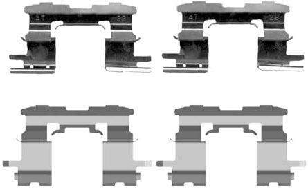 Bosch 1 987 474 407 Accessory Kit, Disc Brake Pads