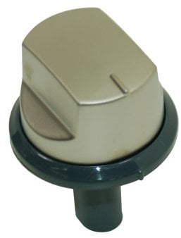 Genuine Hotpoint Oven Black & Silver Control Knob C00225121