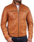 BRANDSLOCK Herren Lederjacke echt Lammfell Winter schwarz Biker