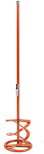 Italian Mixing Paddle 120mm x 600mm x 10mm HEX Shank Mixer, Plaster, Render Whisk, Stirrer PROPER-TOOLS (P15/1081)