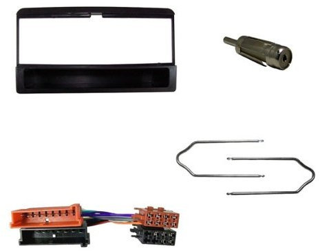 Lomatronix Radioblende Set Ford Focus,Mondeo,Galaxy,Fiesta,Cougar, mit Ablagefach, schwarz