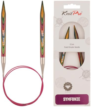 KnitPro Symfonie Fixed Circular Needles 60 (150cm) | 8.00mm