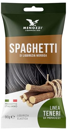 Menozzi de Rosa 1836 Spaghetti di Liquirizia Lakritz-Spaghetti, 90 g | Tüte