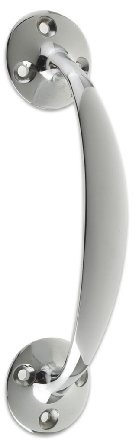 ZAB83CP Victorian Bow Handle 150mm Polished Chrome
