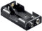 GOOBAY - Lote de 3 soportes para pilas (2 x AA), conector 9 V
