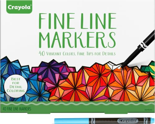 CRAYOLA Finelinienmarker-Set, mehrfarbig, 16 x 21,84 x 3,04 cm