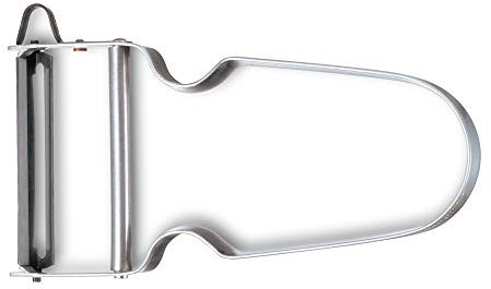 Victorinox, pela-verdure con manico in alluminio e lama a pendolo, resistente, in acciaio inox, 11 cm