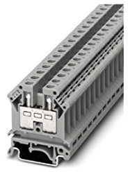 PHOENIX CONTACT UK 10 Screw Through Terminal 2 Port 0.5mm - 10mm Cross Section 20-8AWG 8.2mm Width Grey 1 Piece