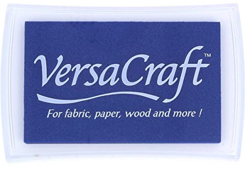 Tsukineko VersaCraft Stempelkissen, Synthetic Material, blau, 9.7 x 6.2 x 1.8 cm