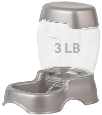 Petmate Pet Cafe Feeder Dog and Cat Feeder Pearlescent Colors 3 Sizes | Available in 3 Sizes, Made in USA