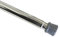 Gardinia Spannstange, Metall-Stange, Ausziehbar, Montage ohne Schrauben und Bohren, Durchmesser 23/26 mm, Länge 125-220 cm, Nickel-Optik