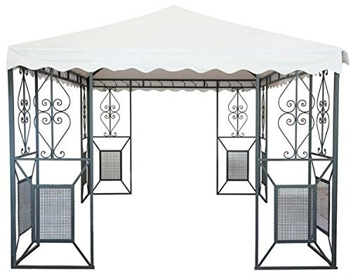 CRUCCOLINI Im Garten 'Friendly' Pavillon 5 x 4 in Schmiedeeisen