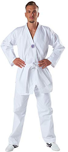 KWON Song Taekwondo-Anzug für Kinder, Unisex, 551003170, weiß, 170 cm
