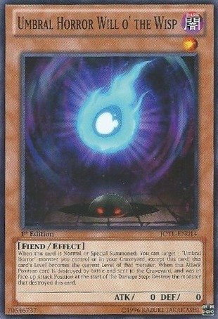 Yu-Gi-Oh! Umbral Horror Will o39; the Wisp (JOTL-EN014) - Judgment of the Light - Unlimited Edition - Common