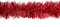 Weihnachtsgirlande Lametta 7cm x 3m Lamettagirlande Baumgirlande Christbaumdeko rot