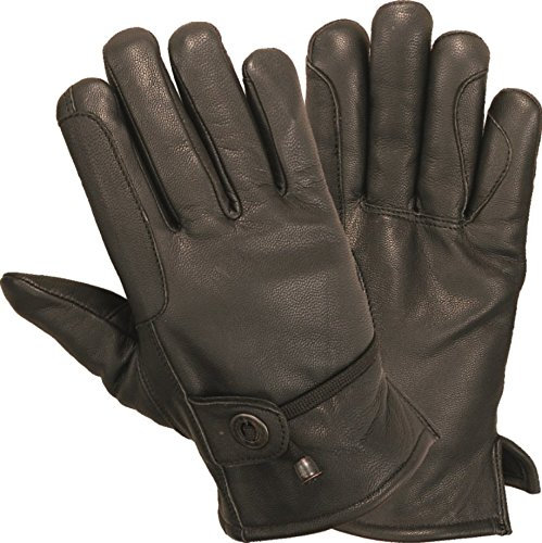 Fuente Reithandschuhe Leder Damen Herren, Sporthandschuhe, Lederhandschuhe Herren Damen Nappa echtleder mit Futter, Fahrerhandschuhe Leder- Leder Handschuhe gefüttert Herren Damen, Schwarz, Braun, Gelb XS-2XL (XL, Schwarz)