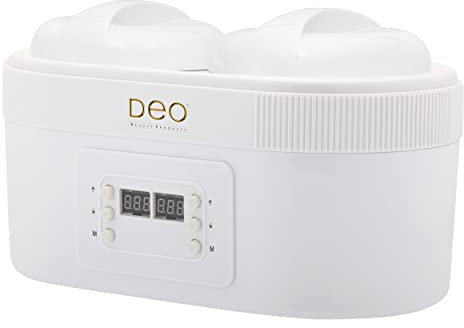 Deo Double Digital Fast Heat Professional Wax Electric Heater Warmer Pot - Waxing Leg Body for Beauty Therapist Salon College Student - 030461