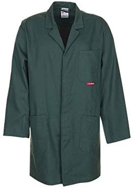 Planam 0134064 Bw 290 Arbeitsmantel, Mittelgrün, Größe 64