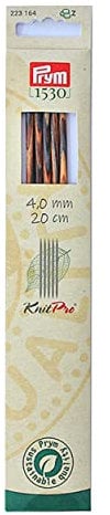 Prym 223164 Strumpfstricknadeln NATURAL 20 cm 4,00 mm