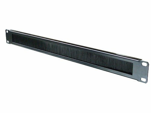 19 RACK MOUNTING BRUSH STRIP PANEL - 1U